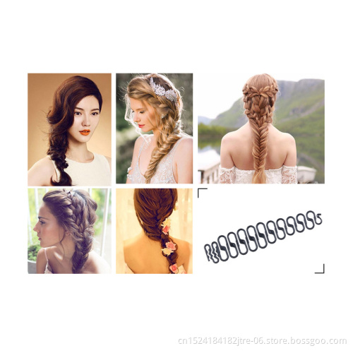 Multi-style Women Hair Accessories DIY Hair Styling Braiding Tools Magic Donut Hair Bun Maker Clips